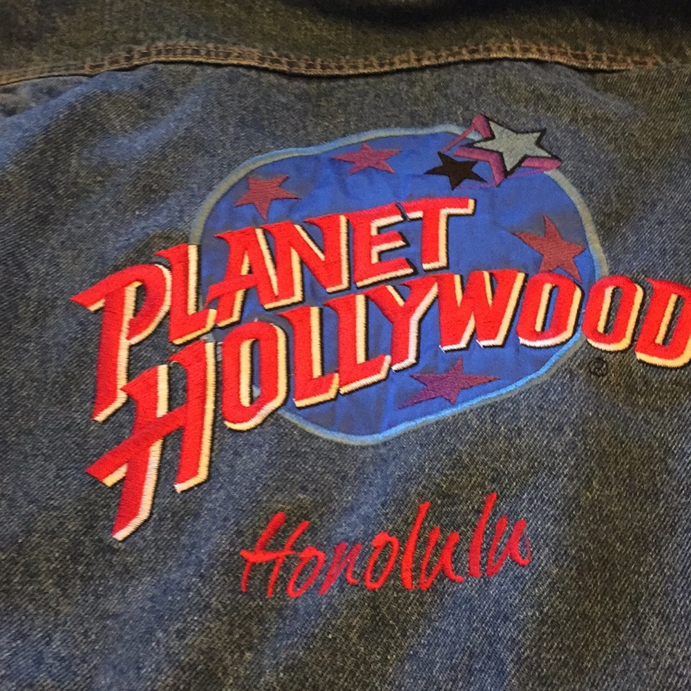 Blue jean jacket Planet Hollywood Honolulu